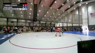 Junior Boys GR - 165 lbs Cons. Round 5 - Andrew Peterson, CA vs Gavin Pogue, OR