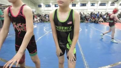 84 lbs Round Robin 3 - Michael Krueger, Jr., Central IL RAGE-EL vs Robert Leach, Pheonix Wrestling-EL