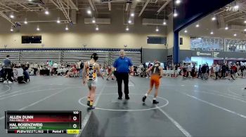 100 lbs Round 4 (8 Team) - Allen Dunn, Full Circle vs Hal Rosenzweig, Junior Terps Xtreme