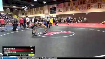 106 lbs Champ. Round 2 - Nikade Zinkin, Clovis vs Mihir Bhanji, Esperanza