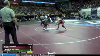 160 Class 1 lbs Semifinal - Cameron Williams, West Platte vs Rodell Sperry, Gallatin