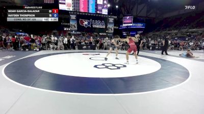 150 lbs Cons. Rd Of 128 - Noah Garcia-Salazar, CO vs Hayden Thompson, VA