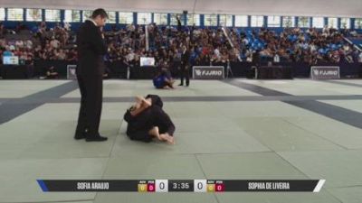 Sophia De Oliveira vs Sofia Araujo 2026 FJJ Rio Carioca