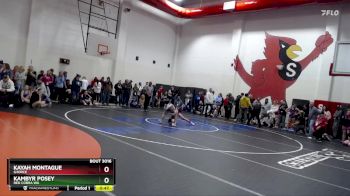 125 lbs Champ. Round 1 - Kambyr Posey, Red Cobra WA vs Kayah Montague, G4orce