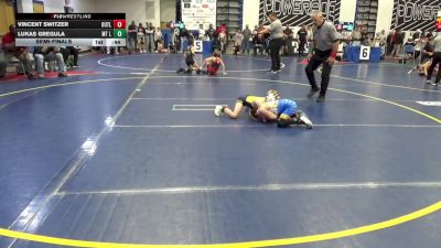 52 lbs Semifinal - Vincent Switzer, Outlaws W.C. vs Lukas Gregula, Mt Lebanon