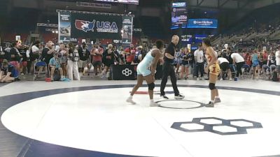 125 lbs Champ. Rd Of 64 - Ellianna Campos, New Mexico vs Martynique Davis, Arizona