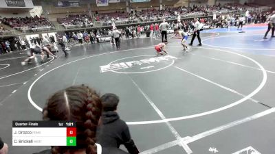 109 lbs Quarterfinal - Josiah Orozco, Pomona Elite vs Cody Brickell, Westside WC