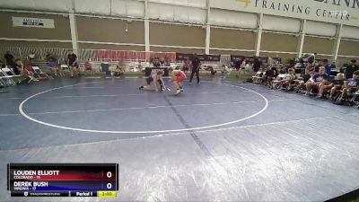 120 lbs Round 2 (8 Team) - Louden Elliott, Colorado vs Derek Bush, Virginia