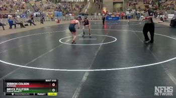 AA 106 lbs Quarterfinal - Bryce Pulitzer, Dobyns Bennett vs Sebron Colson, Blackman