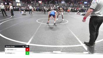 133 lbs Quarterfinal - Elijah Whitaker, Kraken vs Davion Wilson, Mat Rats Wrestling Club