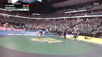 G125-4A Cons. Semi - Emersen Jack, Calhan High School Girls vs Ayla Veater, Pueblo Central Girls