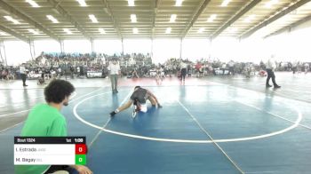 123 lbs Quarterfinal - Isiah Estrada, Juggernaut WC vs Marley Begay, Del Norte HS