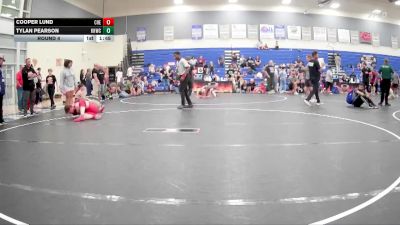 150/157 Round 4 - Cooper Lund, Cheraw vs Tylan Pearson, King Haigler Wrestling Club