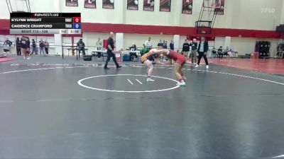 138 lbs Cons. Round 2 - Kylynn Wright, Unattached vs Caidence Crawford, Treasure Valley Community College