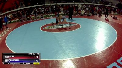 110 lbs Semifinal - Ivan Eder, Florida vs Ben Pedersen, Oregon