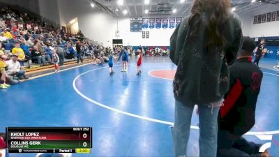 45 lbs Round 1 - Collins Gerk, Douglas WC vs Kholt Lopez, Riverton USA Wrestling