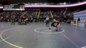 3A 120 lbs Cons. Round 3 - Caleb Edwards, Piedmont High School vs Davey McCoy, Smoky Mountain High School