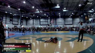 65 lbs Round 4 (6 Team) - Jaxsen Brown, HEADHUNTERS vs Lucas Kohler, CAROLINA ELITE WRESTLING CLUB