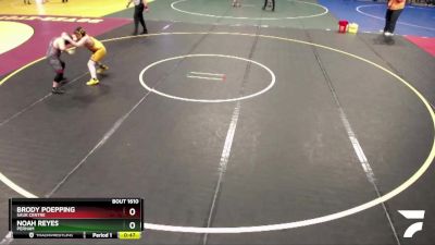 130 lbs Cons. Round 2 - Noah Reyes, Perham vs Brody Poepping, Sauk Centre