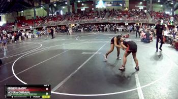 138 lbs Cons. Semi - Adeline Hladky, Ainsworth Wrestling Club vs Victoria Carbajal, Grand Island Legacy Girls Wrestling Club