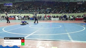 80 lbs Round Of 16 - Sawyer Hawkins, Southmoore SaberCats Wrestling vs Miles Evans, Bristow