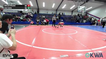 43 lbs Consi Of 4 - Declan Wilson, Raw Wrestling Club vs Colt Keys, Tahlequah Wrestling Club