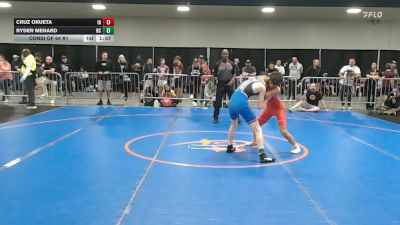 113 lbs Consi Of 64 #1 - Cruz Orueta, IN vs Ryder Menard, NC