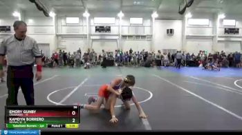 96 lbs Round 1 (8 Team) - Emory Gunby, Crusaders vs Kamdyn Borrero, Revival W