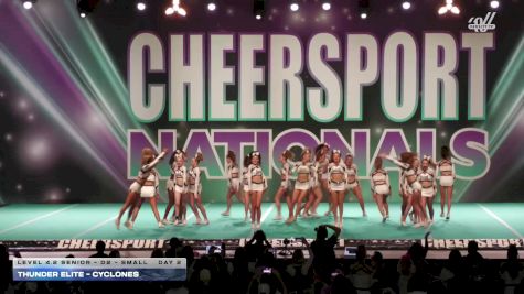 Thunder Elite - Cyclones [2026 L4.2 Senior - D2 - Small Day 2] 2026 CHEERSPORT National All Star Cheerleading Championship