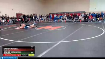 160 lbs Champ. Round 1 - Breyer Hieronimus, Adrian Area vs Jathen Mendoza, Sibley East