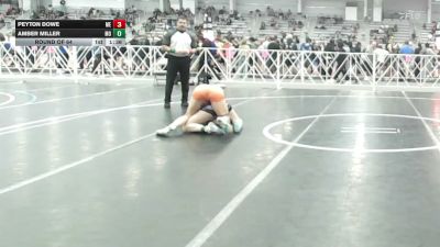 132 lbs Round Of 64 - Peyton Dowe, ME vs Amber Miller, MO