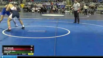 182 lbs Semifinal - Ole Taylor, Bismarck Century vs Preston Gall, Jamestown