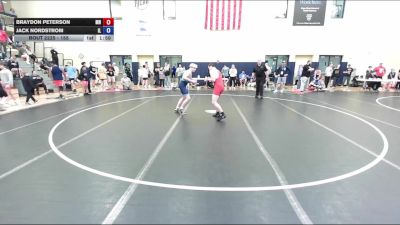 155 lbs Champ. Round 3 - Braydon Peterson, MN vs Jack Nordstrom, IL