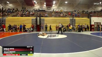 66-73 lbs Champ. Round 1 - Emilio Ortiz, Rhyno WA vs Isaiah Brown, Mooresville WC
