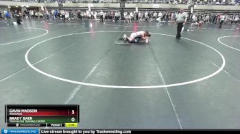 160 lbs Champ. Round 1 - Brady Baer, Team Nazar Training Center vs Gavin Madson, Wisconsin