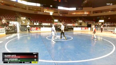 83 lbs Cons. Round 4 - Max Wegener, Stampede Wrestling Club vs Oliver Leitz, Dominate Club Wrestling