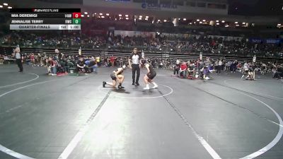 127 lbs Quarterfinal - Mia DeRemigi, 14awc vs Jennalise Terry, Fiwc