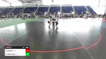 100 lbs Rr Rnd 3 - Niko Birakos, Oakdale vs Brandon Valenzuela, Threshold WC