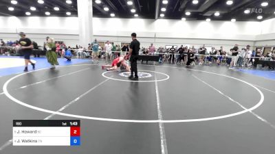 190 lbs 1/4 Final - Jesse Howard, South Carolina vs Jonas Watkins, Tennessee