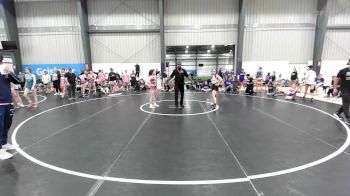 47 kg Semifinal - Olivia Klein, Jersey United Purple vs Charlie Wylie, Jersey United Pink