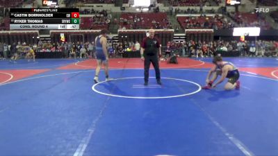 172 lbs Cons. Round 4 - Castin Borkholder, Catahoula Wrestling vs Ryker Thomas, Snake River Youth Wrestling Cl