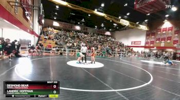 120 lbs Cons. Round 3 - Landric Hoffman, Lander Middle School vs Desmond Bear, Powell Middle School
