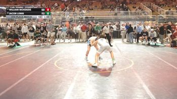 157 1A 5th Place Match - Jacob Lobis, Pine Crest vs William McKenzie, North Bay Haven