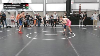 120 lbs Quarters - Nathaniel Echavarria, Salem Elite Mat Club vs Calvin Averett, Red Devil Mat Club