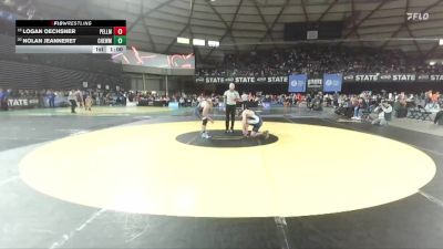 Boys 1B/2B 165 Cons. Round 2 - Logan Oechsner, Pe Ell vs Nolan Jeanneret, Jenkins (Chewelah)