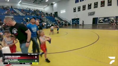 100-100+ Round 3 - Jayden Delgado, Cody Wrestling Club vs Jadyn Flores, Powell Wrestling Club