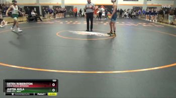 150 lbs Quarterfinal - Justin Avila, Iowa City, West vs Osten Roberston, Cedar Rapids Jefferson