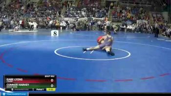 195 lbs Cons. Semi - Connor Harvey, Bishop Ryan vs Gabe Lyons, Lisbon