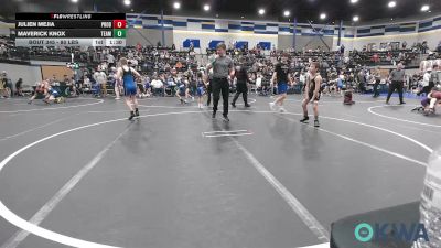 80 lbs Semifinal - Julien Mejia, Prodigy Elite Wrestling vs Maverick Knox, Team Guthrie Wrestling