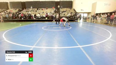 93-J lbs Round Of 32 - Dylan Acquaviva, MacArthur vs Yongtai Wan, Hopewell